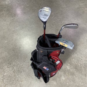 U.S. Kids UL-24 Club Set 3W 7i Putter US Kids Kid Power 39-27 Junior RH +Bag
