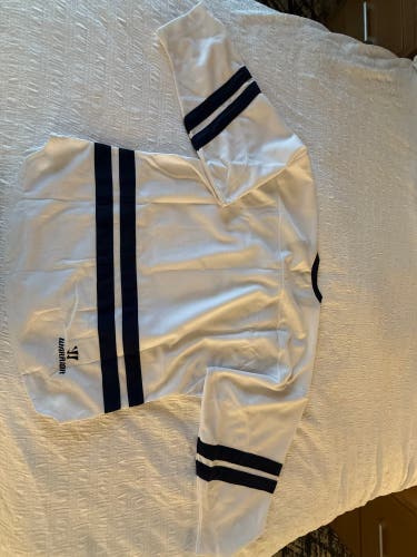 White Large Men's Warrior Jersey (New)