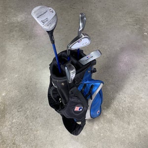 U.S. Kids UL-24 Club Set 3W 6i & 8i PW Putter KidPower 45-31 Junior LH +Bag