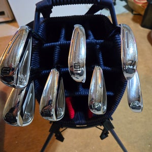 Men's 2024 Wilson Staff Dynapwr Forged RH Irons Reg Flex (7 Clubs) 5-9, PW, GW Graphite Shaft
