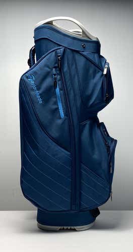 Taylormade Kalea Premier Cart Bag Blue 15-Way Divide Single Strap Golf Bag