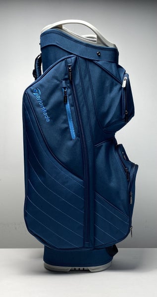 Taylormade Kalea Premier Cart Bag Blue 15-Way Divide Single Strap Golf Bag