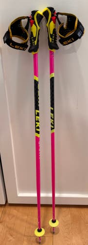 40in (100cm) Leki World Cup Lite SL Racing Ski Poles (Used)