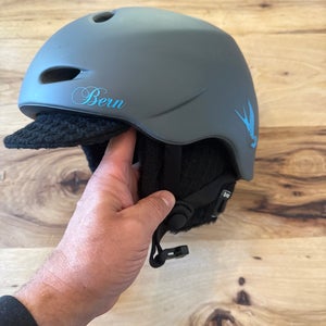 Bern Berkeley Ski Snowboard Helmet Small (54-55.5cm) - New! Audio hookup as well