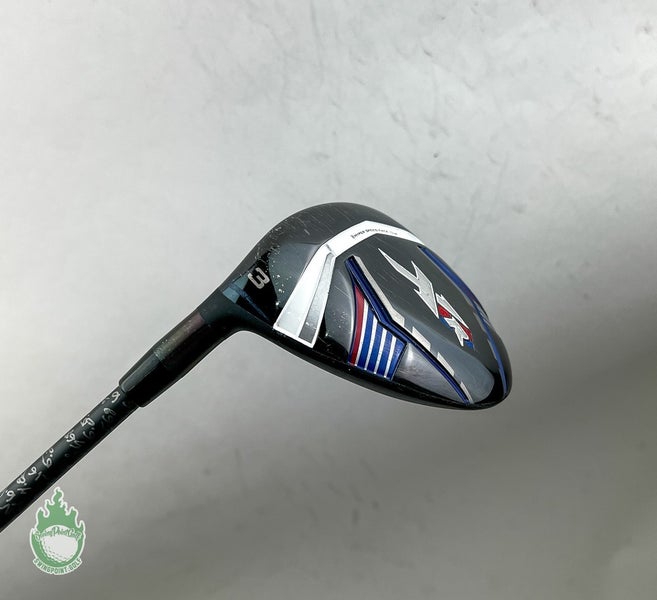Used Left Handed Callaway XR 3 Wood Project X Stiff Flex Graphite Golf Club