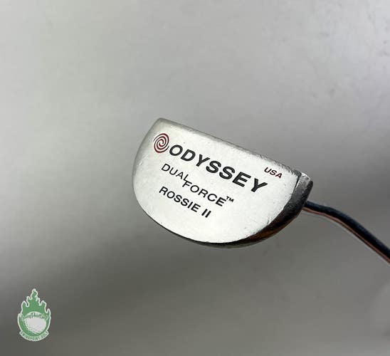 Used Right Handed Odyssey Dual Force Rossie II 34" Putter Steel Golf Club