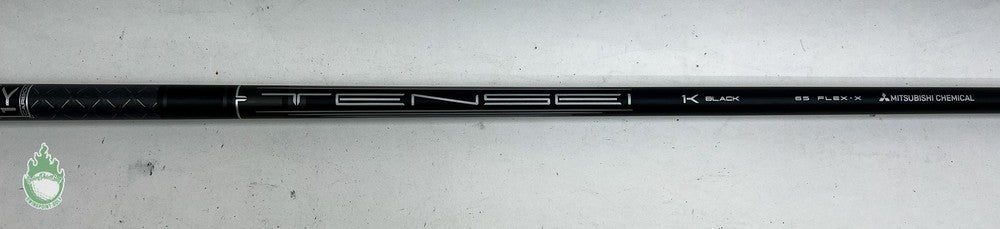 Used Mitsubishi Chemical Tensei 1K Black 65g X-Stiff Driver Shaft Callaway Tip