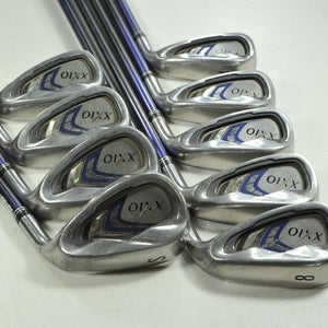 XXIO Nine 9 4-PW,AW,SW Iron Set Regular Flex RH MP900 DST 54g Graphite  # 203890