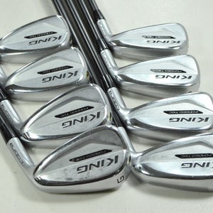 Cobra King Forged Tec 2020 4-PW,GW Iron Set Stiff RH Catalyst Graphite # 203909