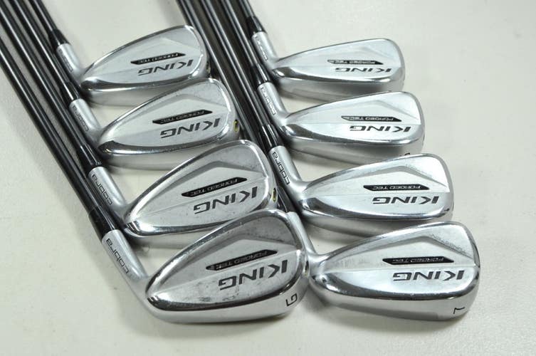 Cobra King Forged Tec 2020 4-PW,GW Iron Set Stiff RH Catalyst Graphite # 203909