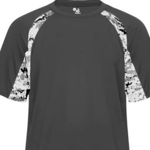 Badger Gray Size XXL Men's Digital Hook T-Shirt (New)
