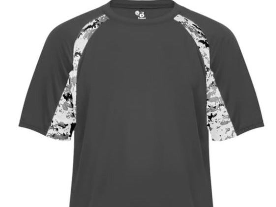Badger Gray Size XXL Men's Digital Hook T-Shirt (New)