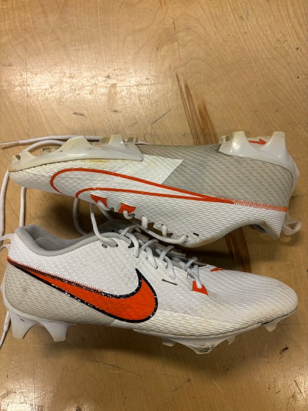 Nike Vapor Edge 360 2 Molded Cleats Men’s 12 White and Orange