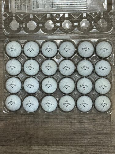24 Callaway Supersoft Golf Balls - 5A MINT CONDITION ONLY