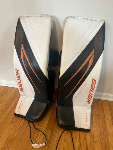 Large 2024 Bauer Hyperlite 2 Goalie Leg Pads (Used)
