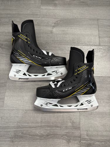 New CCM Super Tacks Hockey Skates Wide Width Pro Stock Fischer 10.5