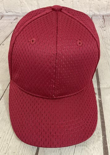 OC Sports 104915 Youth's 100% Polyester Mesh Outdoor Adjustable Hat Red OSFM
