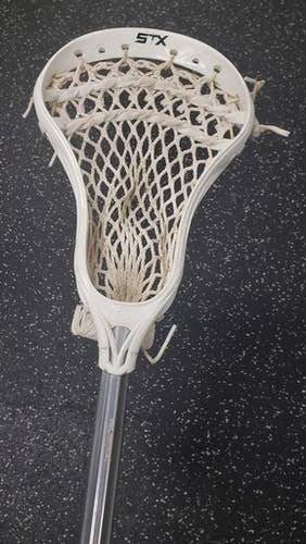 Used STX REVOLVER Men Def/LSM Complete Stick White 11849-S000032449