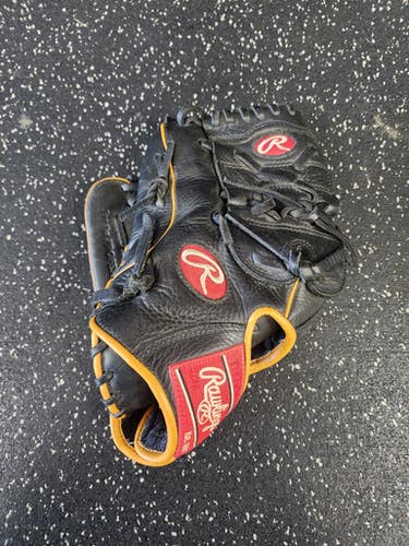 Used Rawlings GAMER SERIES BB/SB Glove LH Throw Black 12" 11849-S000032458
