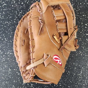 Used Rawlings HEART OF THE HIDE BB/SB First Base LH Throw Brown 12 1/4" 11849-S000032459
