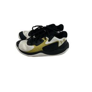 Used Under Armour JET 23 Basketball Shoes Y Black And White Junior 02 11692-S000142393