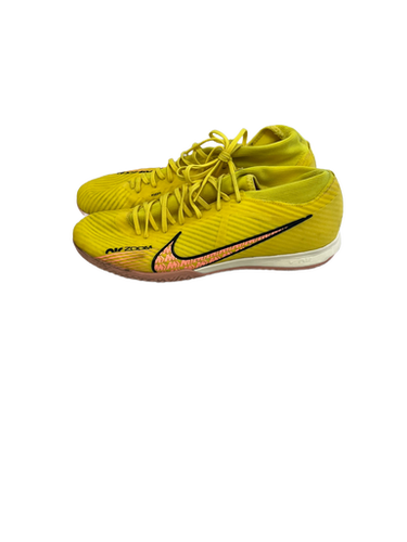 Used Nike ZOOM SUPERFLY 9 ACADEMY Soccer Indoor Shoes Yellow Senior 9.5 11692-S000140803