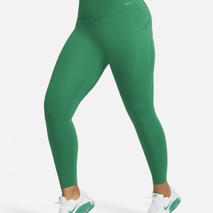 XS Nike Universa High Rise 7/8 Leggings w/ Pockets Women's Green DQ5897-324