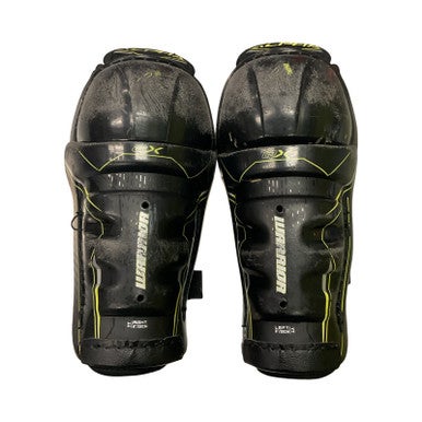 Used Warrior QX Junior Shin Guards Black 8" 11859-S000026210