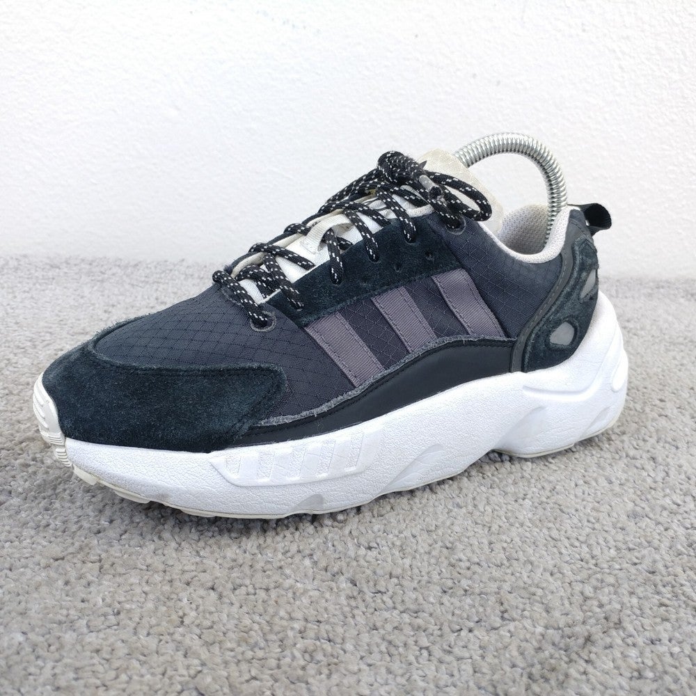 Adidas ZX 22 Boys Size 5Y Shoes Athletic Sneaker Black Gray Boost