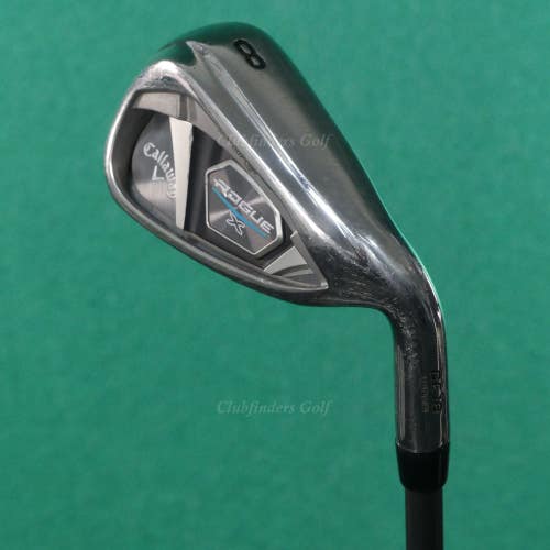 Callaway Rogue X CF18 Single 8 Iron Aldila Synergy 60IR-R Graphite Regular