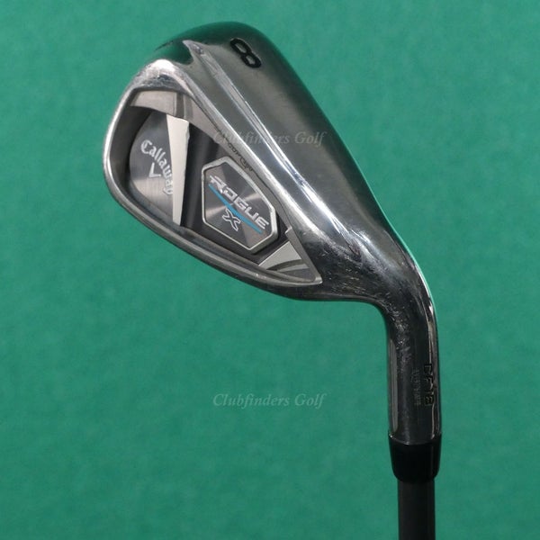 Callaway Rogue X CF18 Single 8 Iron Aldila Synergy 60IR-R Graphite Regular