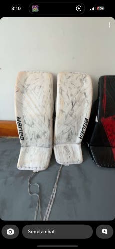 34" Bauer Hyperlite Goalie Leg Pads (Used)