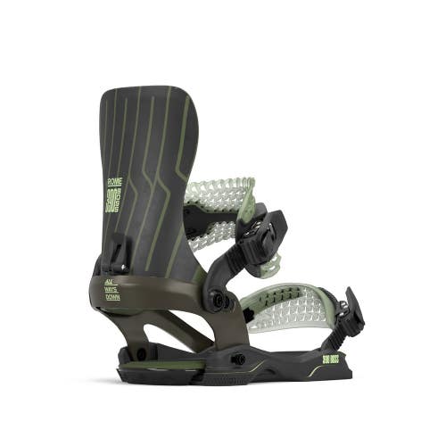 Rome 390 Boss AW Snowboard Bindings L/XL (Mens 10.5-12.5) Swamp Green New 2026