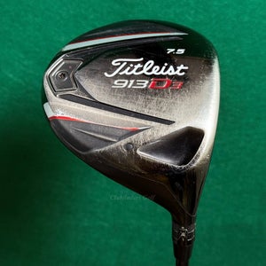 Titleist 913D3 7.5 Driver Mitsubishi Kai'li White 60-S Graphite Stiff