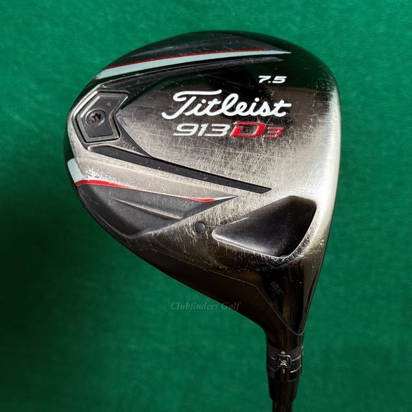 Titleist 913D3 7.5 Driver Mitsubishi Kai'li White 60-S Graphite Stiff