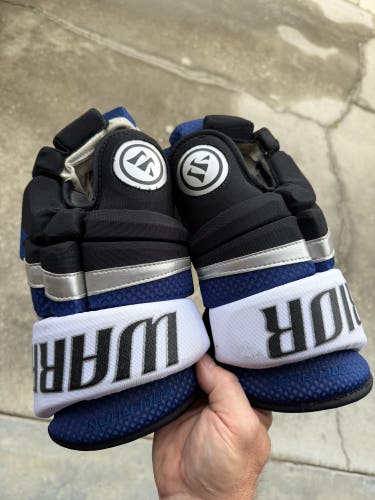 Tampa Lightning Callahan Warrior Covert Pro Gloves 14" Pro Stock (Used)