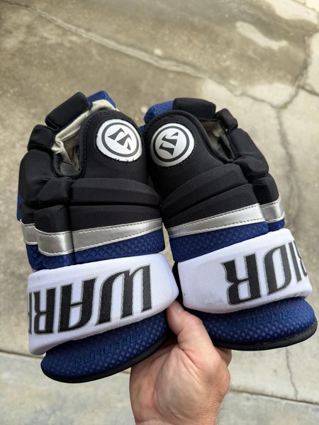 Tampa Lightning Callahan Warrior Covert Pro Gloves 14" Pro Stock (Used)