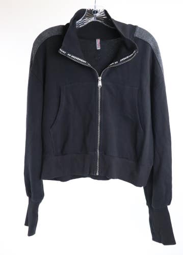 Free People Movement High Jump Zip Up Women's XS Jacket Black