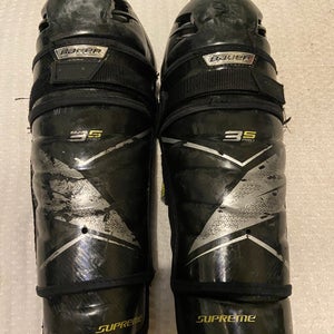 Senior Bauer Supreme 3S Pro 14" Shin Pads (Used)