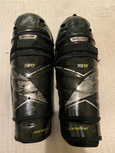 Senior Bauer Supreme 3S Pro 14" Shin Pads (Used)