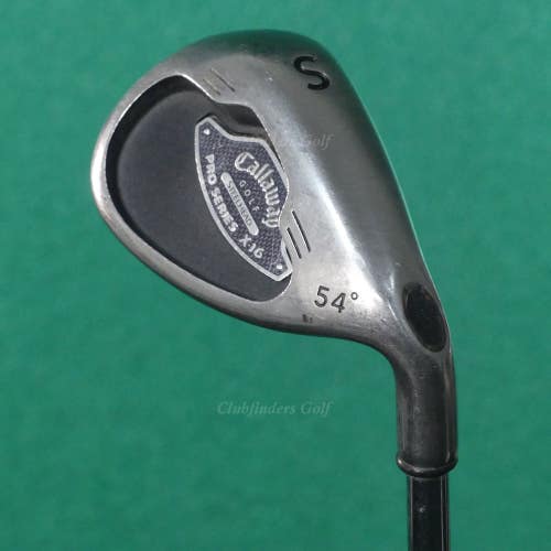 Callaway Steelhead X-16 Pro Series 54 SW Sand Wedge Dynamic Gold Steel Stiff