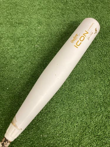 2024 Rawlings Icon Composite Bat USSSA Certified (-5) Composite 26 oz 31" (Used)