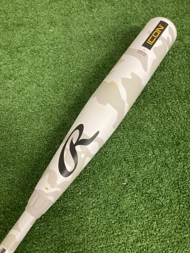 2025 Rawlings Icon Composite Bat USSSA Certified (-8) Composite 22 oz 30" (Used)