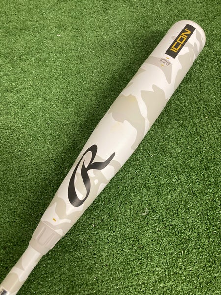 2025 Rawlings Icon Composite Bat USSSA Certified (-8) Composite 22 oz 30" (Used)
