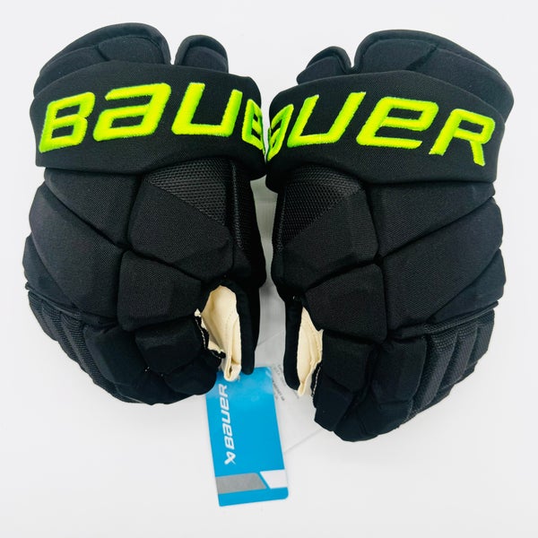 New Dallas Stars BLACKOUT Bauer Vapor Hyperlite Pro Hockey Gloves-13”-Single Layer Palm