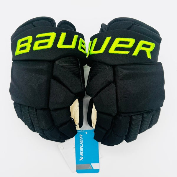 New Dallas Stars BLACKOUT Bauer Vapor Hyperlite Pro Hockey Gloves-13”-Single Layer Palm
