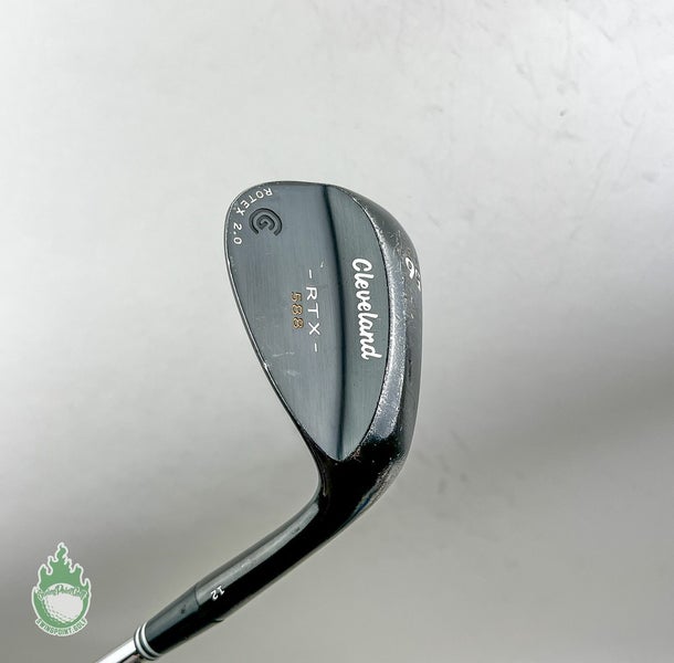 Cleveland 588 RTX Rotex 2.0 Face Black Wedge 56*-12 Wedge Flex Steel Golf Club
