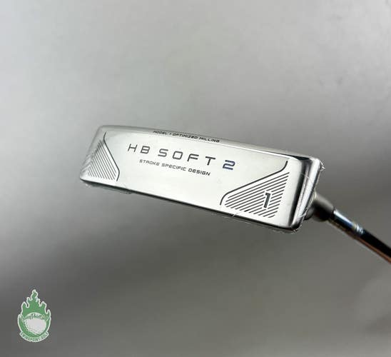 New Right Handed Cleveland HB Soft 2 1 35" Putter Steel Golf Club