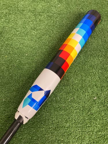White 2023 DeMarini Prism+ Composite Bat (-10) Composite 22 oz 32" (Used)