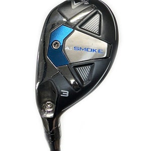 LH Callaway Paradym Ai Smoke 18* 3 Hybrid/Rescue Graphite Cypher Sixty 5.5